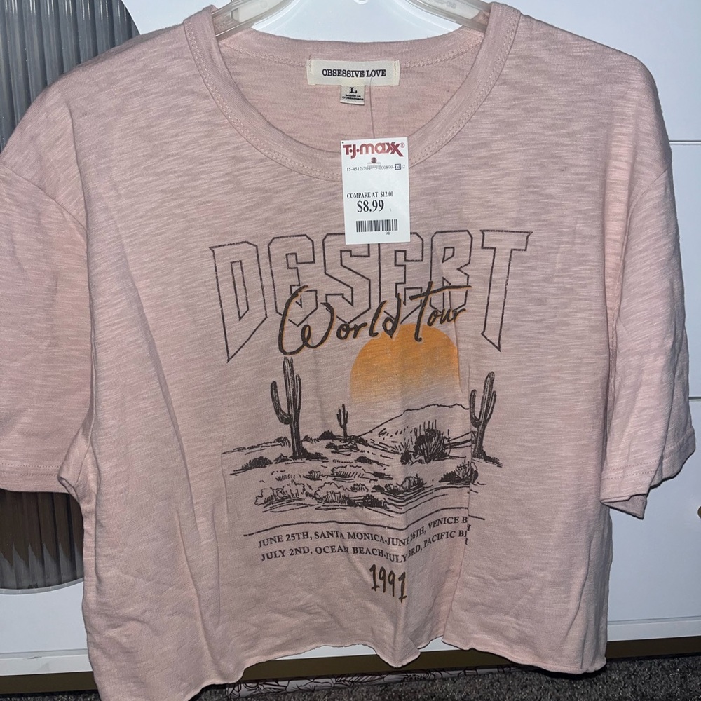 NWT western graphic tee women’s Size L